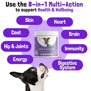 Private Label Dog Vitamin Supplement Chews Balanced Nutrition And Enhance Appetite Pet Health Care Supplements
