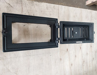 Boîte à cendres en fonte B104 - Design traditionnel pour four en briques et chauffage en maçonnerie
