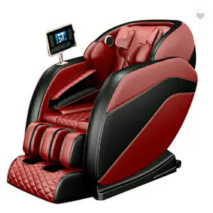 Cadeira massageadora 4d inteligente, venda quente de massagem de gravidade zero, aquecimento nas costas, mini cadeira de massagem reclinação