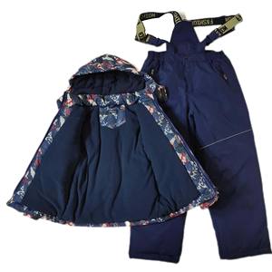 Yajianio Setelan Ski Anak, Jaket Dan Celana Ski Anak Laki-laki, Musim Dingin Salju 2 Potong, Pakaian Luar Ruangan - Product Image 2