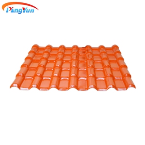 Tuile de toit en PVC espagnole légère, facile à <span class=keywords><strong>nettoyer</strong></span>, imperméable, durable, ignifuge, en résine synthétique ASA UPVC <span class=keywords><strong>pour</strong></span> usage résidentiel - Product Image 4