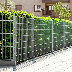 Panneaux de clôture en métal soudés <span class=keywords><strong>3D</strong></span> étanches et courbés, faciles à assembler pour la sécurité domestique, le jardin et la ferme - Product Image 1