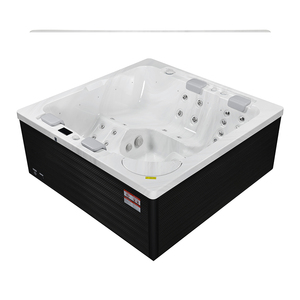 Jacuzzi Exterior de Acrílico con Hidromasaje, Almohadas Magnéticas de Color Unificado, Jets de 5 Pulgadas, Cuatro Asientos, Jacuzzi Relajante - Product Image 2