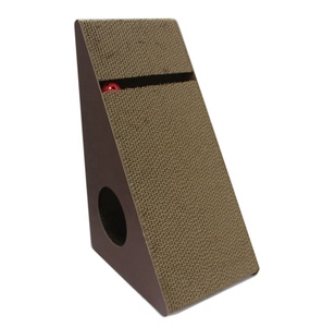 OEM Leverancier Groothandelsprijs Ecologisch Eenvoudige Grote Maat Golfkarton Kattenkrabpaal Driehoekige <span class=keywords><strong>Tunnel</strong></span> - Product Image 2