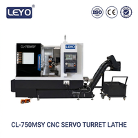 Centre d'usinage CNC à double broche CL750MSY avec axe Y, haute précision, pour usinage et tournage de métaux industriels
