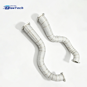 Tubo de Escape de Alto Flujo y Rendimiento para Porsche 718 Cayman GT4, Acero Inoxidable 304, Ajuste Directo con Protector Térmico - Product Image 2