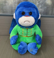 Vente en gros de poupées en peluche de sorcière magique sur le thème des personnages de dessins animés, jouets en peluche de dessins animés comme cadeaux