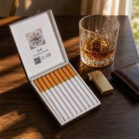 Emballage en papier de qualité alimentaire, étui à cigarettes OEM pour cigarettes super fines, étui à cigarettes incurvé avec logo personnalisé imprimé