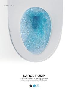 Inodoro Inteligente Moderno <span class=keywords><strong>Nuca</strong></span> con Tapa Automática Integrada, Sin Límite de Presión de Agua, con Control Remoto - Product Image 5