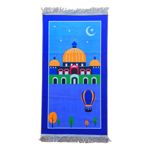 <span class=keywords><strong>Mansur</strong></span>-alfombra de oración islámica para niños, tapete de buena calidad, regalo de Ramadán islámico, para oración musulmana - Product Image 4
