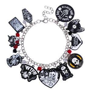 Pulsera Wowei Creativa al por Mayor, Diseño de Terror de Halloween, Fantasma de Pesadilla, Pulsera Unisex para Madre, Joyería - Product Image 1