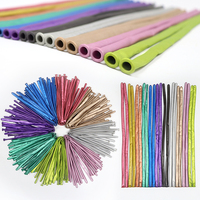 Vente en gros de ballons magiques longs torsadés 260 1.8g métallisés chromés pour décoration de fête d'enfants