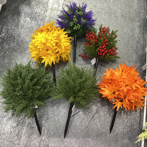 พุ่มไม้พุ่มพุ่มต้นซีดาร์เทียมทนรังสียูวีวัสดุพีอีสำหรับสวนกลางแจ้งพุ่มไม้และถนนหนทาง - Product Image 1