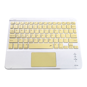 Scissor BT US Layout Universal 10 pulgadas <span class=keywords><strong>Magic</strong></span> <span class=keywords><strong>Keyboard</strong></span> Mini <span class=keywords><strong>Keyboard</strong></span> con Touchpad Mouse para iPad iPhone Tablet PC - Product Image 1