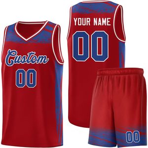 Camiseta de baloncesto personalizada para hombre, uniforme transpirable sublimado con cuello en V y número de nombre del equipo personalizado para entrenamiento - Product Image 1
