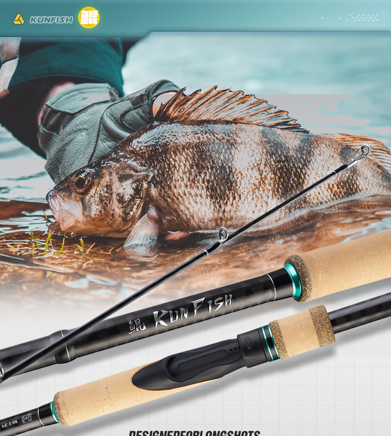 3M Long Casting Sea Fishing Pole - Adjustable & Durable 3M Long Casting Sea Fishing Pole - Adjustable & Durable