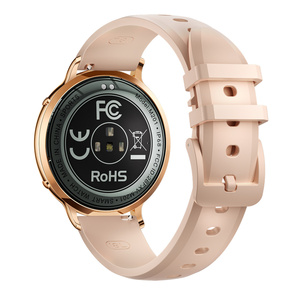 Montre connectée intelligente M201 pour femmes, écran AMOLED, étanche IP68, mesure de la pression artérielle, fréquence cardiaque, cycle <span class=keywords><strong>menstruel</strong></span>, avec lumière puissante - Product Image 2