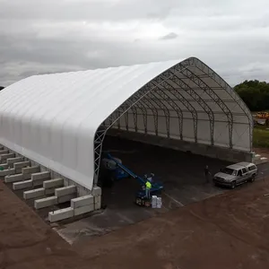 Abris provisoires rentables de tissu de bâtiments de stockage d'entrepôt des bâtiments 30x50m