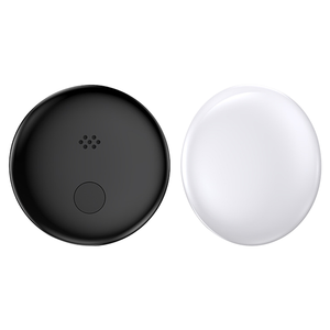 <b>Mini</b> Round GPS <b>Tracker</b> Black Plastic App Control Rechargeable Battery Key Ring Device - Product Image 4