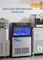 Blg 5ton Ice Machine Macchina per il ghiaccio a cubetti di grande capacità con raffreddamento ad acqua
