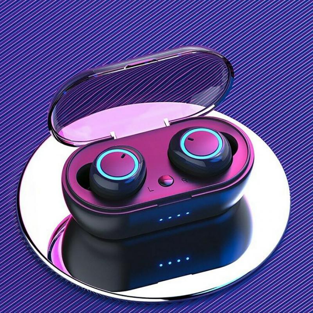 Y50 TWS Earphone Wireless Headphone Stereo Headset Sport Earbuds With Charging Box