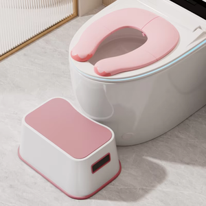 Orinal de plástico plegable para niños, asiento de entrenamiento para inodoro, almohadilla portátil para niños y bebés - Product Image 2