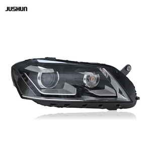 ไฟหน้า LED Jushun สำหรับรถยนต์ Volkswagen Magotan B7 ปี 2012-2016 เลนส์เลเซอร์คุณภาพสูง พร้อมไฟ DRL และไฟเลี้ยว - Product Image 2