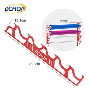 DCHOA Customizable Metal Display Rack Wall-Mounted <strong>Storage</strong> for 6 Rolls of <strong>Vinyl</strong> Stylish <strong>Storage</strong> Solution - Product Image 2