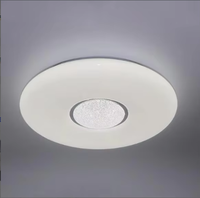Plafonnier LED Boyid en aluminium et acrylique moderne, CRI 80, 4000K, pour salon, 36W