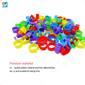 YZB Mix Kleur 16mm 18mm 20mm Pootringen Vogelclip op Beenringen voor Kuikens Bantam Kwetsbare Vogels Liefdesvogels Vink Kleine Pluimvee - Product Image 4