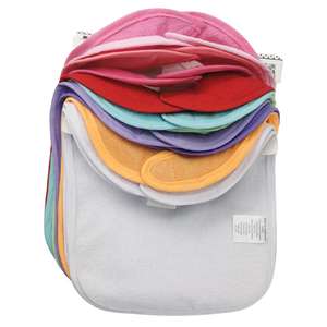 ผ้ากันเปื้อนเด็กทารกแบบกันน้ำ ผลิตโดยผู้ผลิตที่ได้รับการรับรองมาตรฐาน BSCI/SEDEX/FCCA/OEKO สำหรับเด็กผู้หญิงและเด็กผู้ชาย ใช้สำหรับกันน้ำลายและกินอาหาร พร้อมกระดุมแป๊ก - Product Image 5