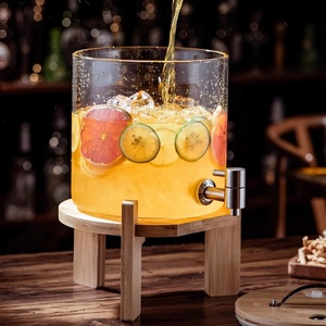 <span class=keywords><strong>Verre</strong></span> de <span class=keywords><strong>pichet</strong></span> de bière de seau de vin de Borosilicate d'accessoires de barre <span class=keywords><strong>avec</strong></span> le <span class=keywords><strong>robinet</strong></span> d'acier inoxydable - Product Image 2