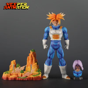 HESPER Nouvelle figurine de collection Dragon <span class=keywords><strong>DBZ</strong></span> Trunks de 29 cm avec têtes interchangeables, modèle de statue d'anime, décoration de bureau, ornement - Product Image 2