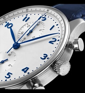 Montre de luxe à bracelet, haute précision, pour homme, quartz, verre, décontractée, classique, sport, alliage, cuir, Iwcs - Product Image 3
