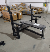 Équipement de musculation pour salle de sport, banc de musculation multifonctionnel réglable, banc plat de compétition, rack combiné pour presse