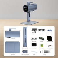 SCULPFUN G20 20W Lasermarkier- und Graviermaschine 1064nm Faser-Metallgraviergerät für Individuelle Produkte, Schmuck und Kleinunternehmen