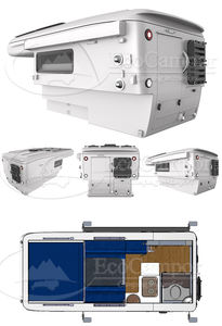 Auvent de camping-car EcoCampor de qualité supérieure avec tente imperméable 4x4 équipée d'une <span class=keywords><strong>toilette</strong></span> et d'une salle de bain à vendre - Product Image 2