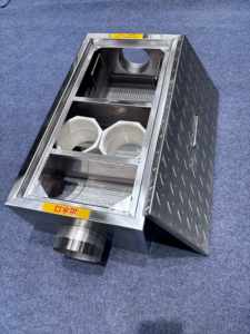 Séparateur de graisse et d'eau par gravité en acier inoxydable 304 avec sortie DN100 pour cuisine commerciale, graisse alimentaire - Product Image 5