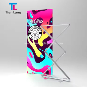 TianLang Fabric Seg Light Box Portable Seg Led Textile Light Box Led Light Box Stand Trade Show Display Booth - Product Image 5