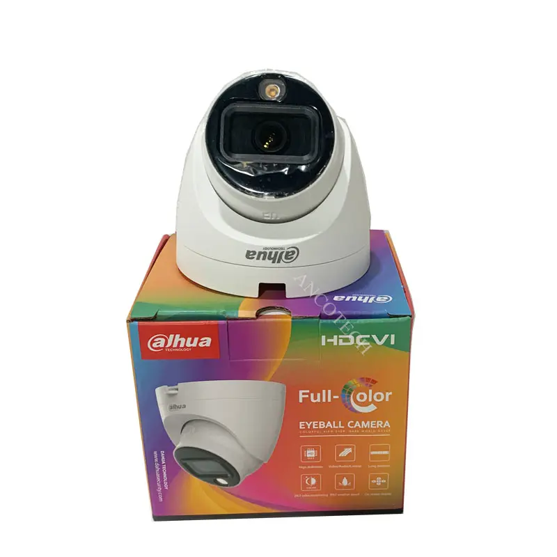 IP67 12 VDC 5MP полноцветная HAC-HDW2509TLM-A-LED фиксированная линза аналоговая HDCVI глазное яблоко CCTV камера безопасности Dahua