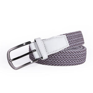 <span class=keywords><strong>Ceinture</strong></span> tissée pour hommes et femmes <span class=keywords><strong>sans</strong></span> trous en polyester et nylon <span class=keywords><strong>élastique</strong></span> pour le golf, le baseball et le softball, unisexe et décontractée en plein air - Product Image 3