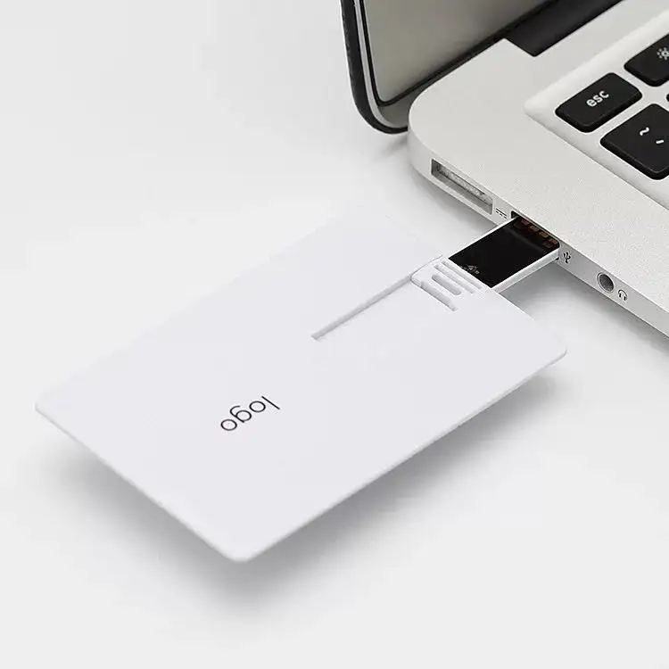 Thẻ Tín Dụng Usb Flash Drive 128Mb 256Mb 512Mb 1Gb 2Gb 4Gb 8Gb Logo Tùy Chỉnh Trên Cả Hai Mặt Usb 2.0