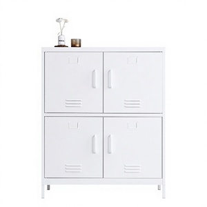 Armario de Almacenamiento Metálico Plegable con Asa Reemplazable, Hecho a Mano, para Sala de Estar y Uso Doméstico, con Diseño Moderno - Product Image 1
