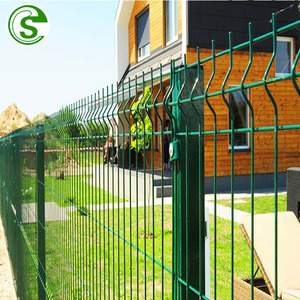 Custom Decorative Garden Outdoor <strong>Fences</strong> Galvanized Steel Welded Commercial <strong>Fence</strong> Panels Curved 3D Iron Wire <strong>Mesh</strong> <strong>Fence</strong>