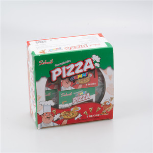 Navidad Cáñamo Gummy Bear Fruity GUM Gummies Vegano Sin azúcar Sabor a fruta Pizza En caja Venta al por mayor Fábrica de dulces - Product Image 4