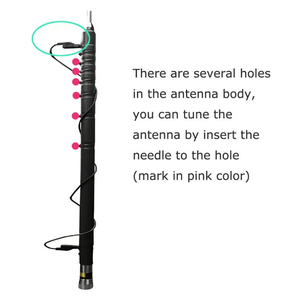 เครื่องรับส่งวิทยุ HF-3 3-50MHz หลายย่านความถี่  วิทยุสมัครเล่นแบบเคลื่อนที่  พร้อมเสาอากาศแบบยืดหดได้ - Product Image 4