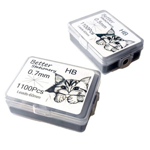 Minas de lápiz mecánico HB de 0.5 mm Better Stationery, 1100 unidades, para estudiantes y uso de oficina - Product Image 5