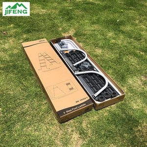 Pool Ladder 5 Treads 30 In Height Above Ground Pool Exit With Handrail Corrosion Resistant 304 Stainless Steel - Product Image 2