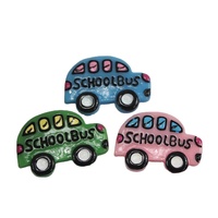 100 pièces Simulation mignon voiture Flatback Cabochon bricolage artisanat Scrapbooking Fit téléphone résine décoration accessoires Slime breloques