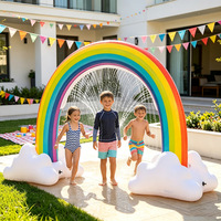 Ensemble de jouets aquatiques gonflables : filet de volley-ball, paniers de basket flottants, jeu de natation pour enfants et adultes, installations aquatiques amusantes